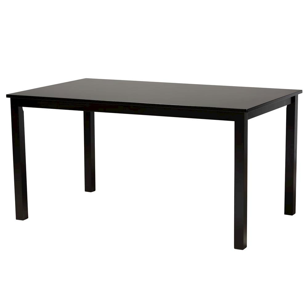 Genesis Modern Beige Fabric and Dark Brown Finished Wood 6-Piece Dining Set. Picture 15