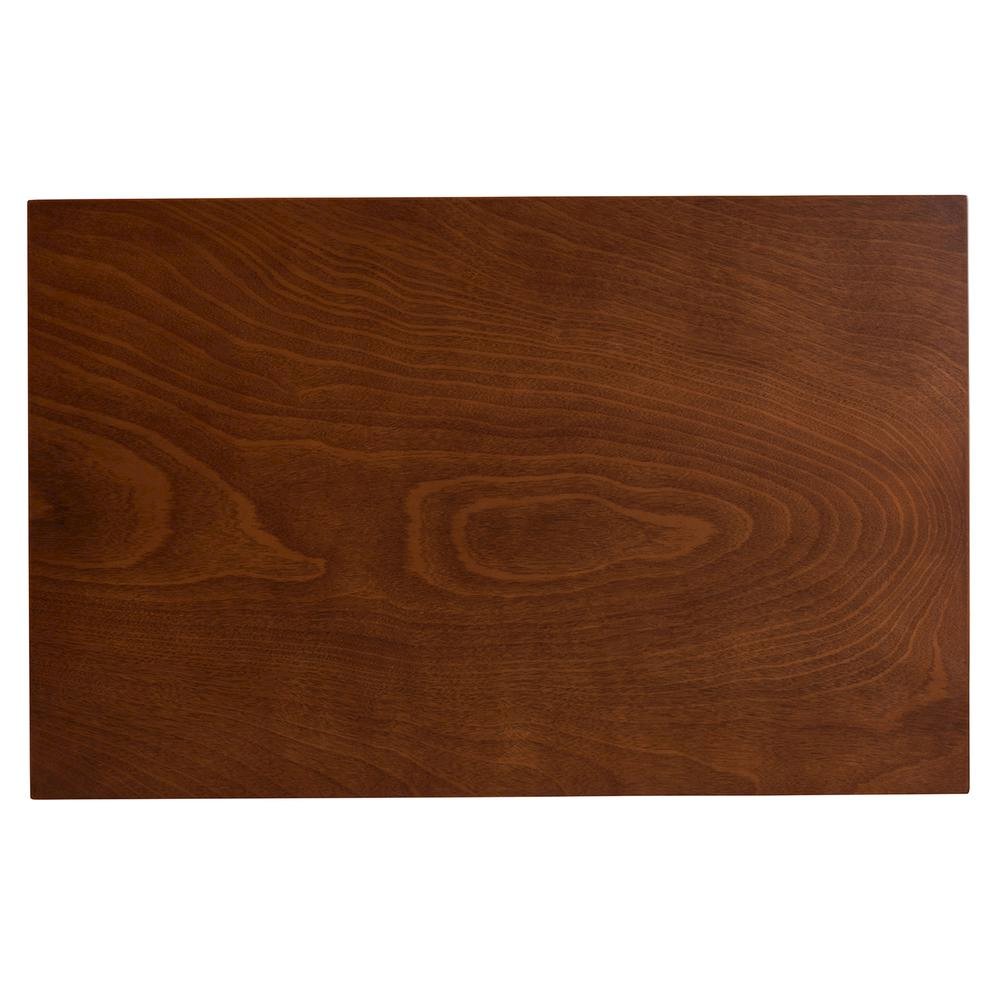 Genesis Modern Grey Fabric and Walnut Brown Finished Wood 5-Piece Dining Set. Picture 14
