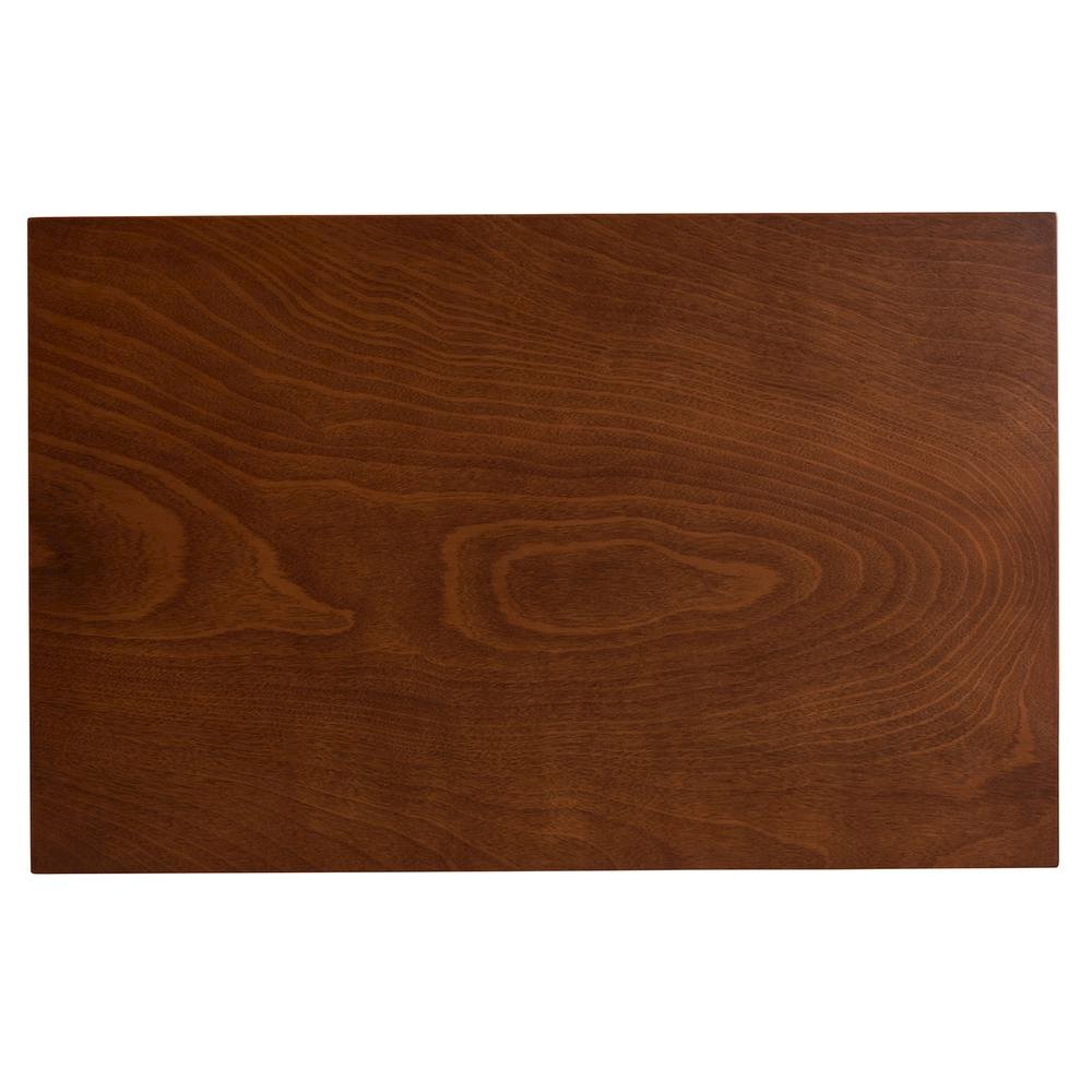 Abigail Modern Grey Fabric and Walnut Brown Finished Wood 5-Piece Dining Set. Picture 14