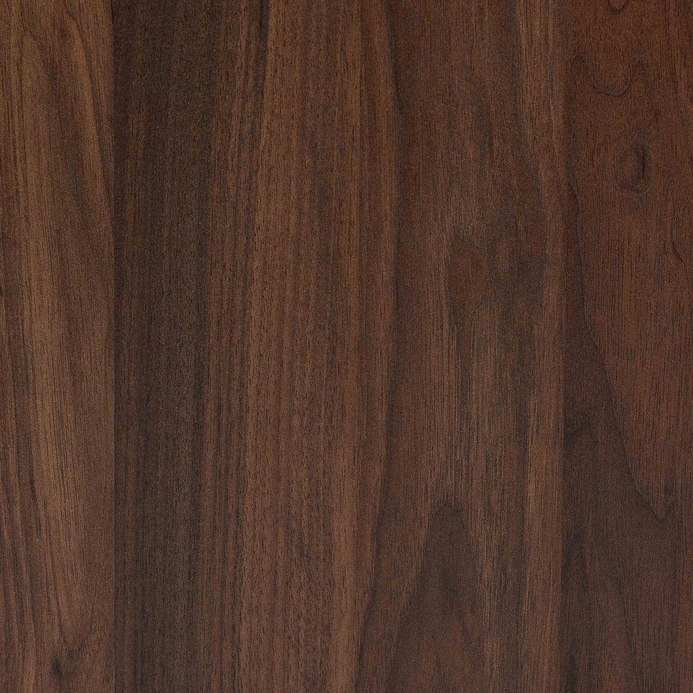 Transitional Walnut Brown Finished Wood 2-Drawer Nightstand. Picture 17