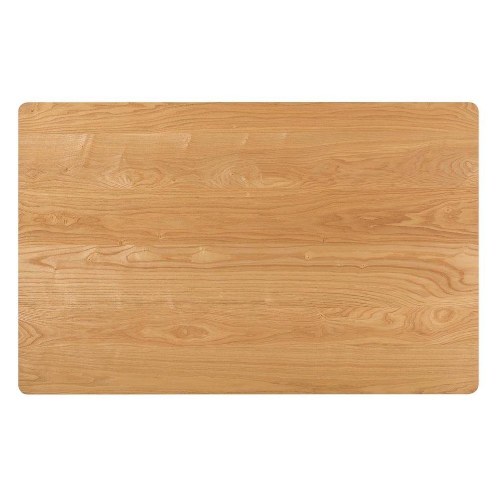 Baxton Studio Sherwin Mid-Century Modern Natural Oak Finished Wood Dining Table. Picture 14