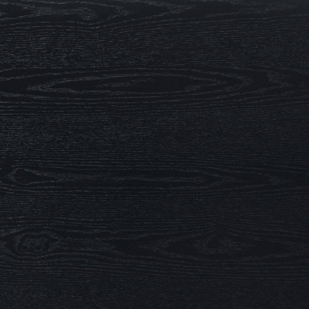 Baxton Studio Sherwin Mid-Century Modern Black Finished Wood Dining Table. Picture 15