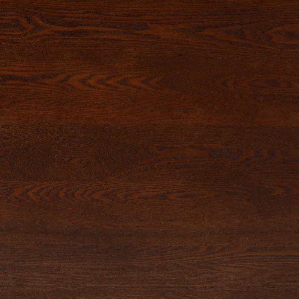 Baxton Studio Flora Mid-Century Modern Walnut Brown Finished Wood Dining Table. Picture 15