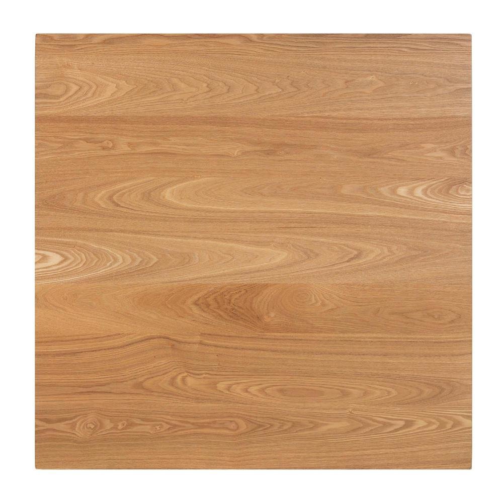 Leena Mid-Century Modern Natural Oak Finished Wood Counter Height Pub Table. Picture 12