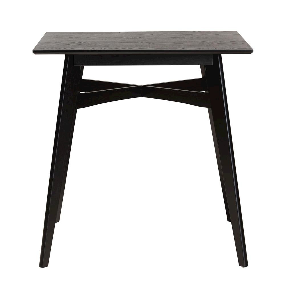 Leena Mid-Century Modern Black Finished Wood Counter Height Pub Table. Picture 10