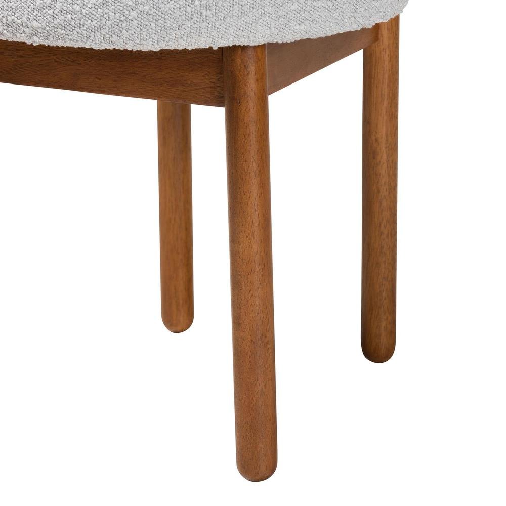 Walnut Brown Finished Wood 2-Piece Dining Chair Set. Picture 14