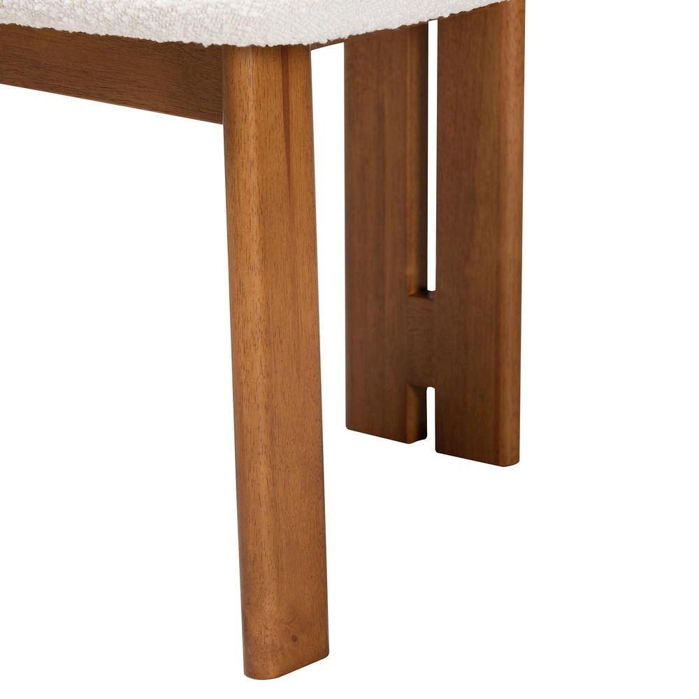 Walnut Brown Finished Wood 2-Piece Dining Chair Set. Picture 14