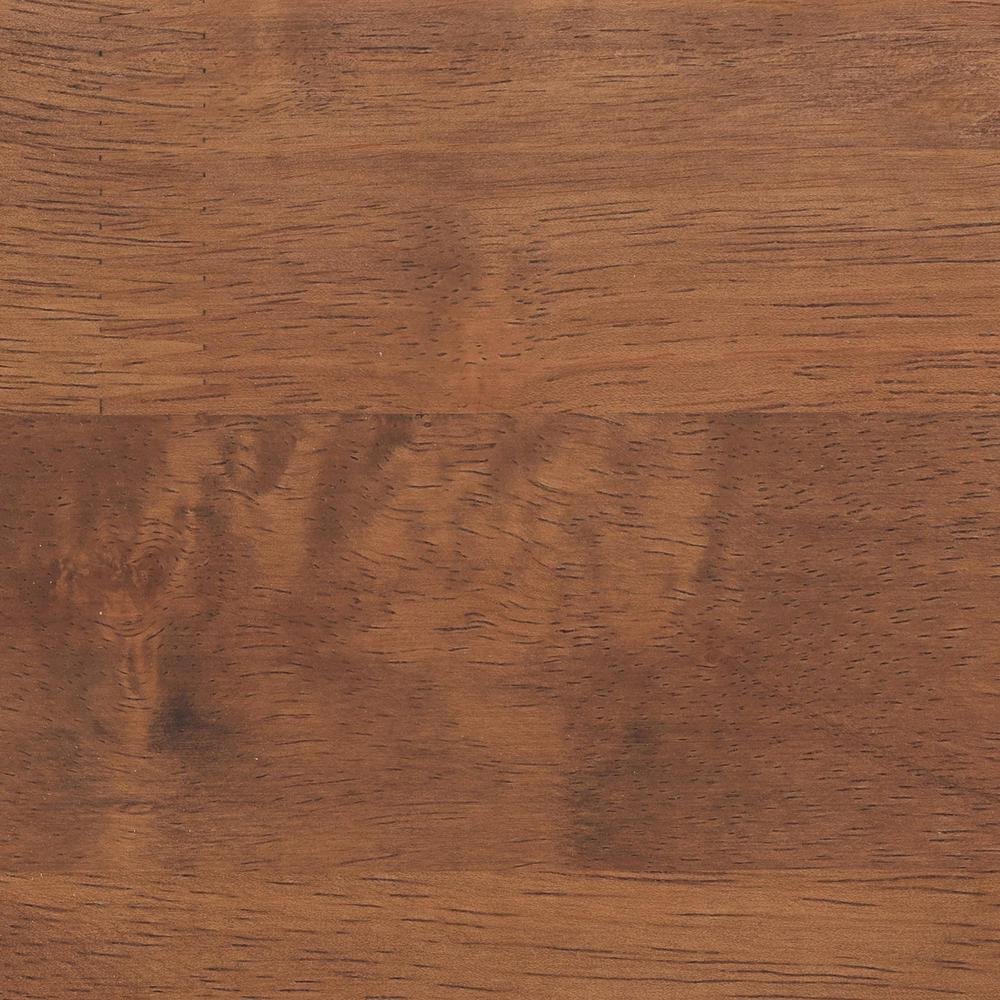 Deance Retro-Modern Walnut Brown Finished Wood Queen Size Platform Bed. Picture 15