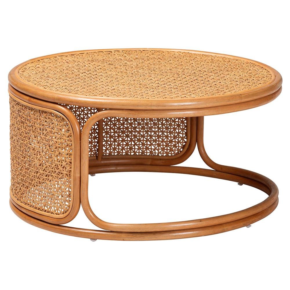 Eldon Bohemian Honey Rattan Coffee Table. Picture 9