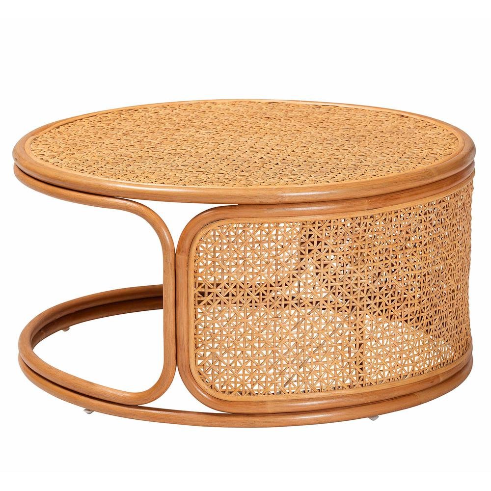 Eldon Bohemian Honey Rattan Coffee Table. Picture 10