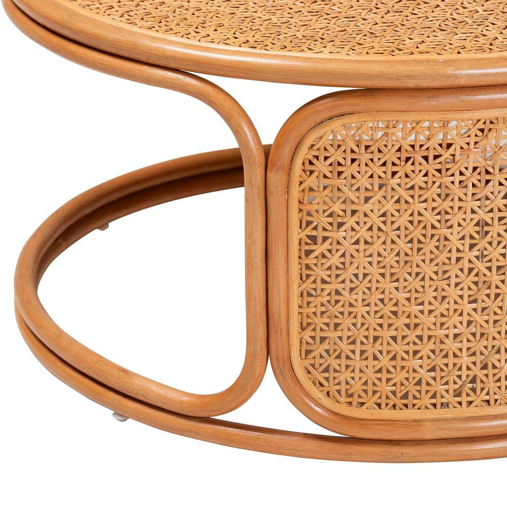 Eldon Bohemian Honey Rattan Coffee Table. Picture 11