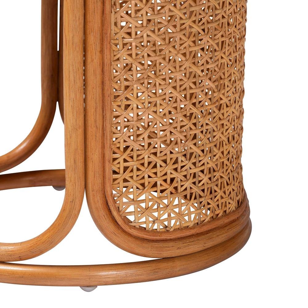 Eldon Bohemian Honey Rattan End Table. Picture 11