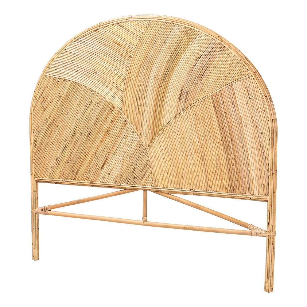 Seana Bohemian Honey Rattan King Size Standalone Headboard. Picture 10