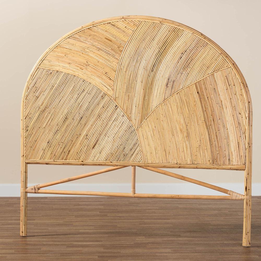 Seana Bohemian Honey Rattan King Size Standalone Headboard. Picture 16