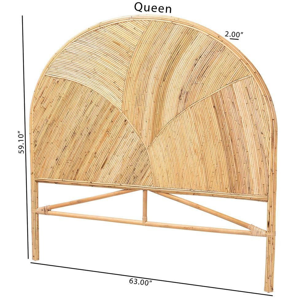 Seana Bohemian Honey Rattan King Size Standalone Headboard. Picture 17