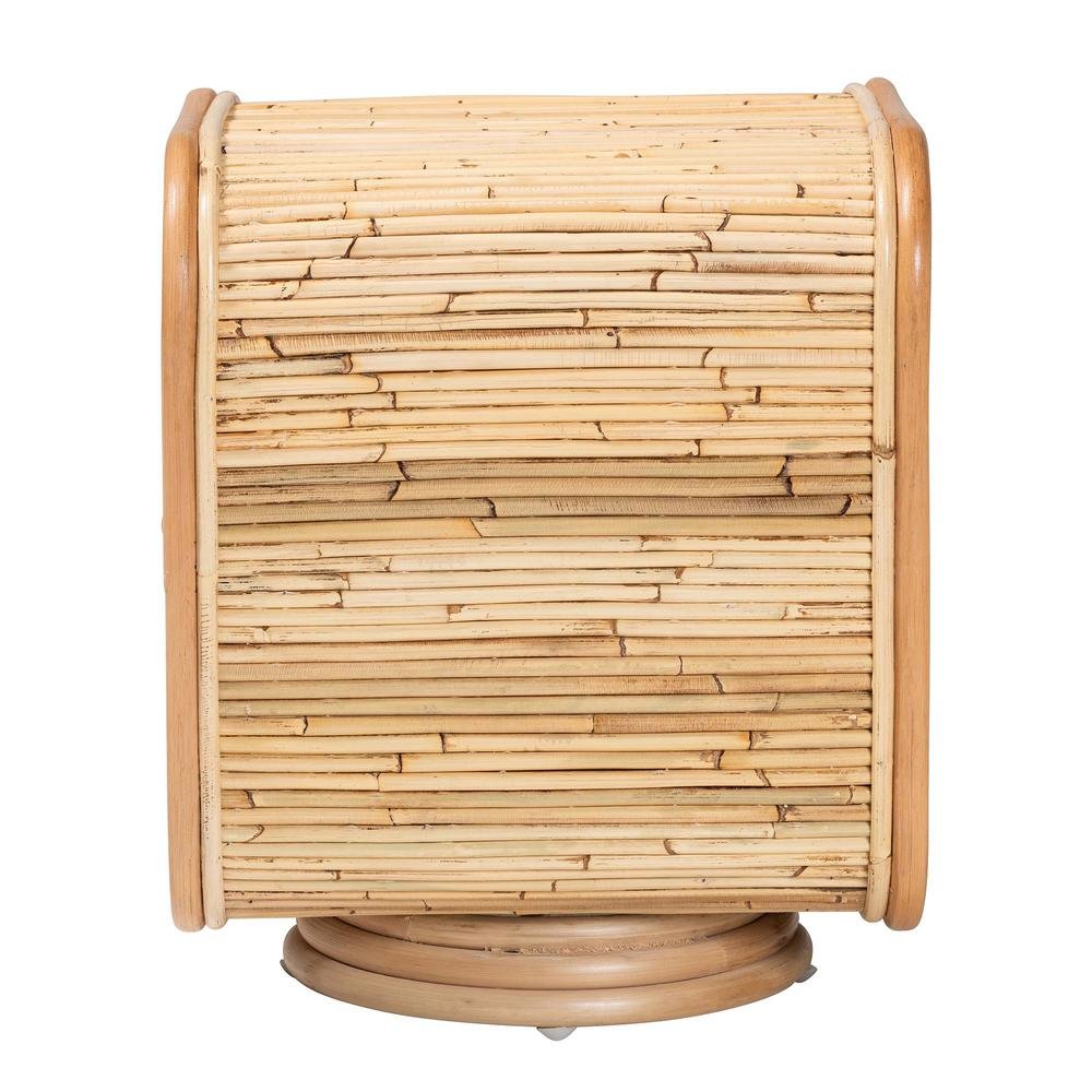 Bethari Bohemian Natural Rattan Nightstand. Picture 11