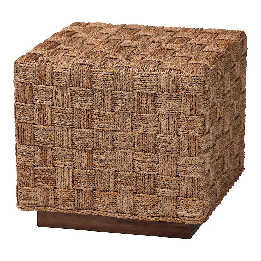 bali & pari Karina Bohemian Natural Seagrass End Table. Picture 10