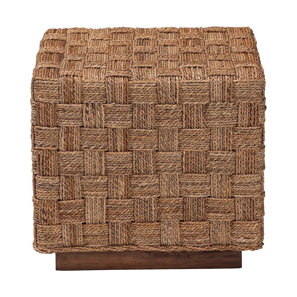 bali & pari Karina Bohemian Natural Seagrass End Table. Picture 11