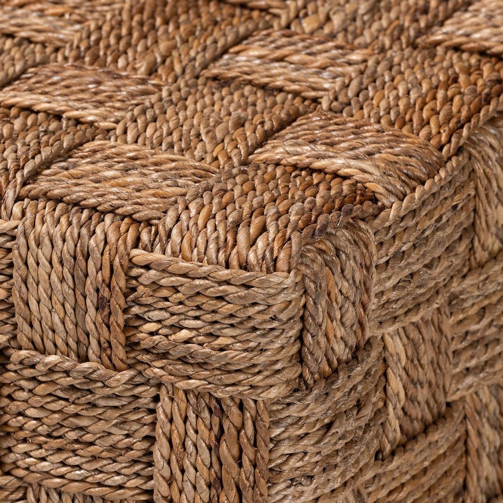bali & pari Karina Bohemian Natural Seagrass End Table. Picture 13