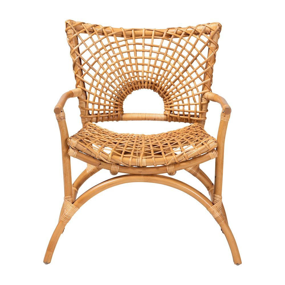 Mamba Bohemian Natural Rattan Arm Chair. Picture 12