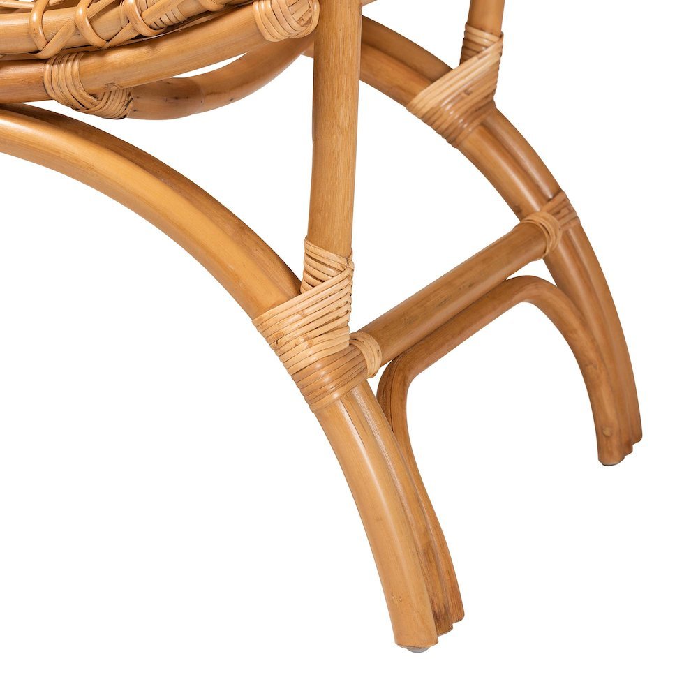 Mamba Bohemian Natural Rattan Arm Chair. Picture 16