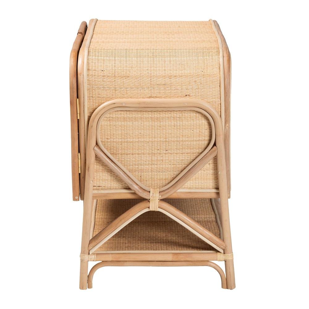 Gitano Bohemian Natural Rattan 2-Door Storage Cabinet. Picture 14