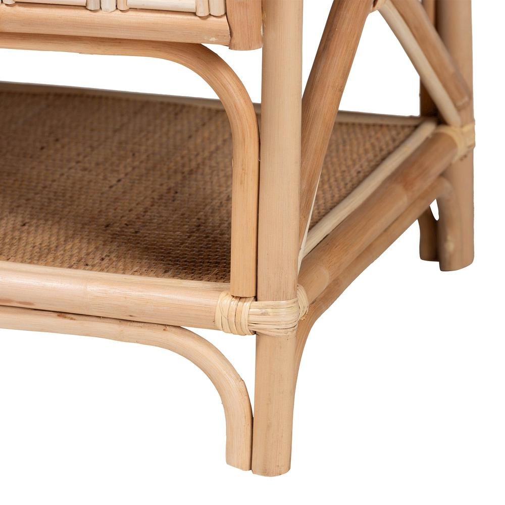 Gitano Bohemian Natural Rattan 2-Door Storage Cabinet. Picture 16