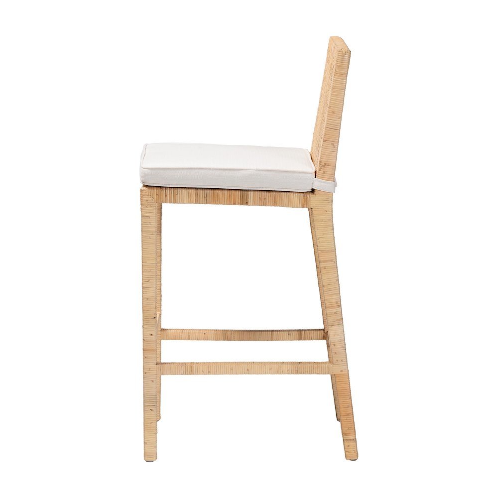 Sofia Bohemian Natural Rattan Bar Stool. Picture 13
