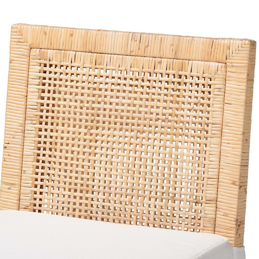 Sofia Bohemian Natural Rattan Bar Stool. Picture 15