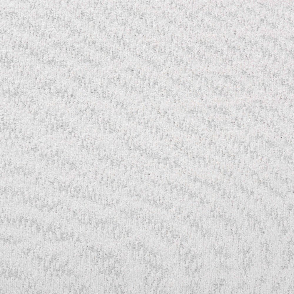 Uriel Mid-Century Modern Cream Boucle Fabric Sofa. Picture 17