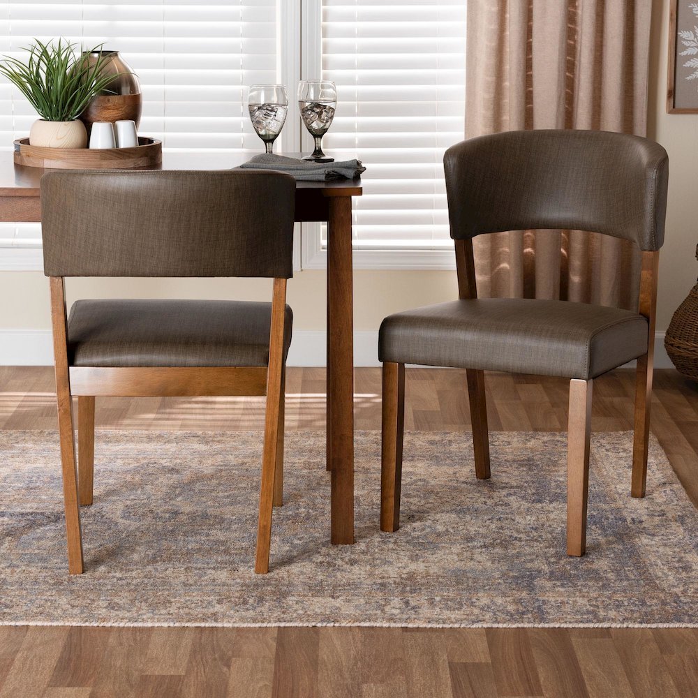Leather Dining Chairs (Set of 2). Picture 16