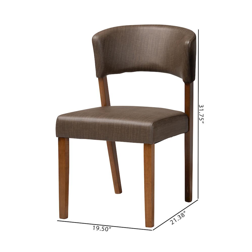 Leather Dining Chairs (Set of 2). Picture 18