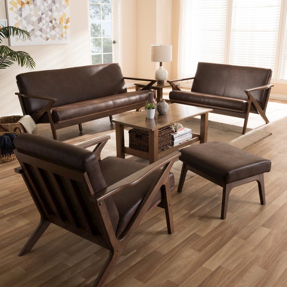 Leather Livingroom Sofa Set. Picture 10