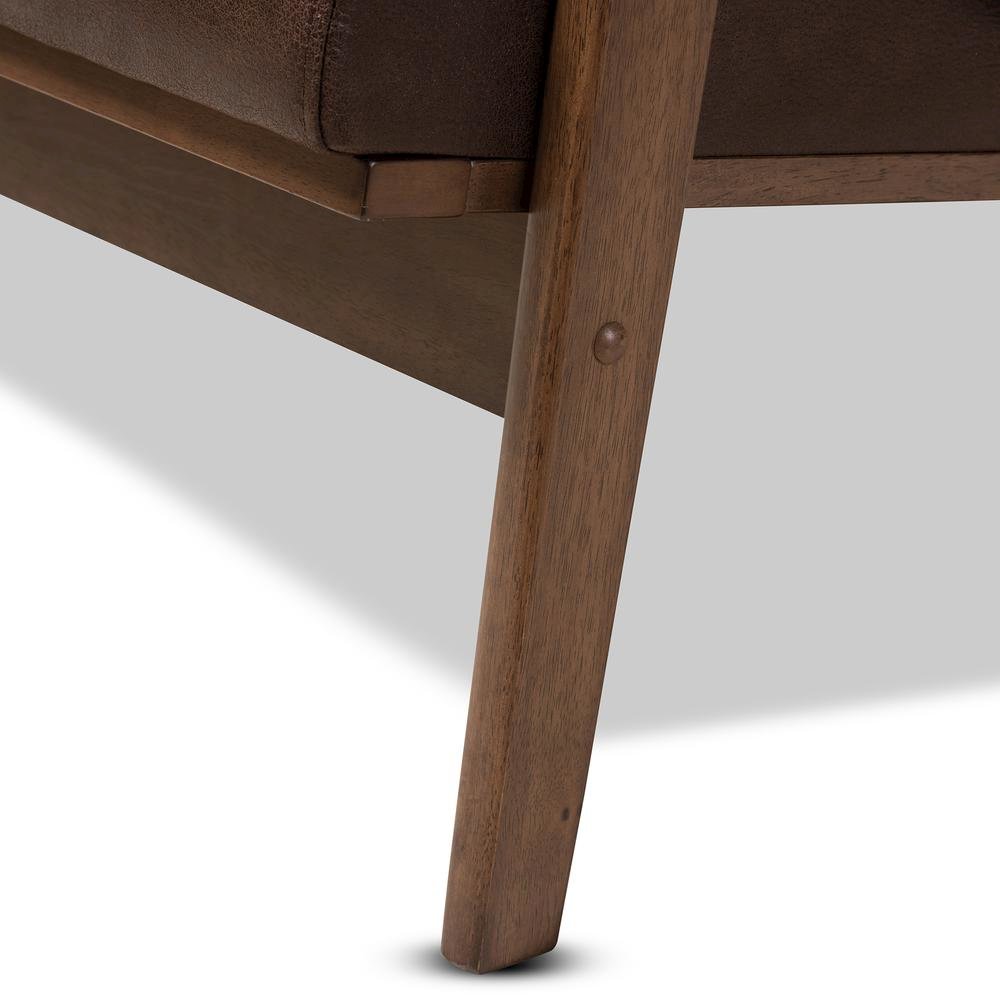 Leather 2-Seater Loveseat. Picture 13