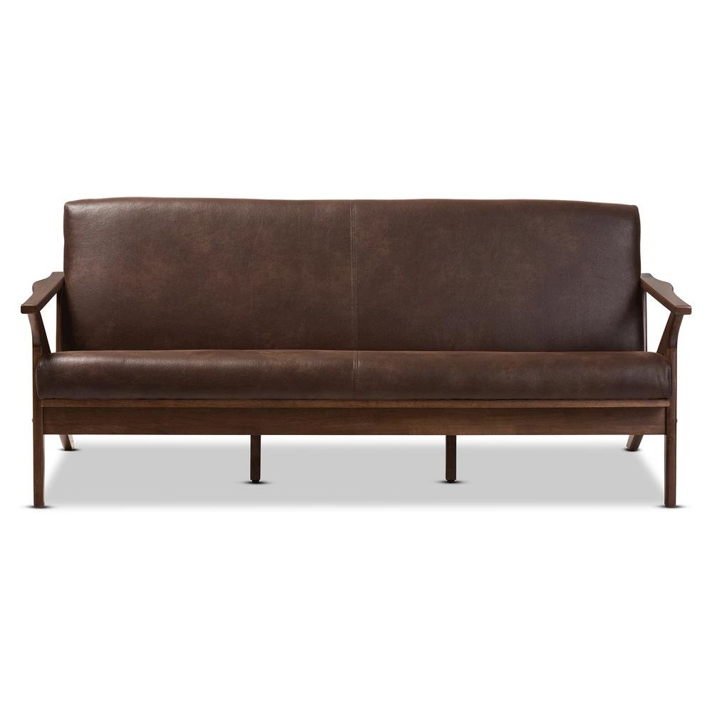 Leather 3-Seater Sofa. Picture 10