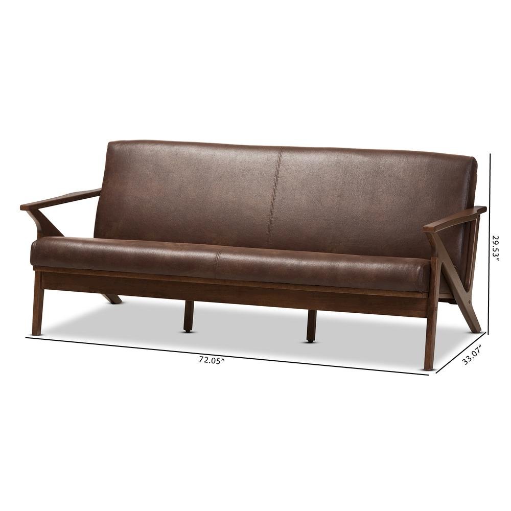 Leather 3-Seater Sofa. Picture 16