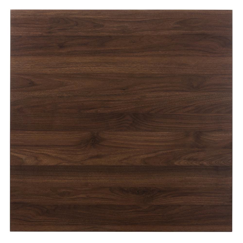Baxton Studio Lovy Modern and Contemporary Walnut-Finished 5-Piece Dining Set. Picture 9