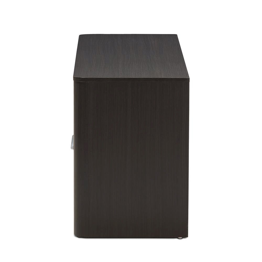 Espresso Brown Finished Wood 2-Drawer TV Stand. Picture 14