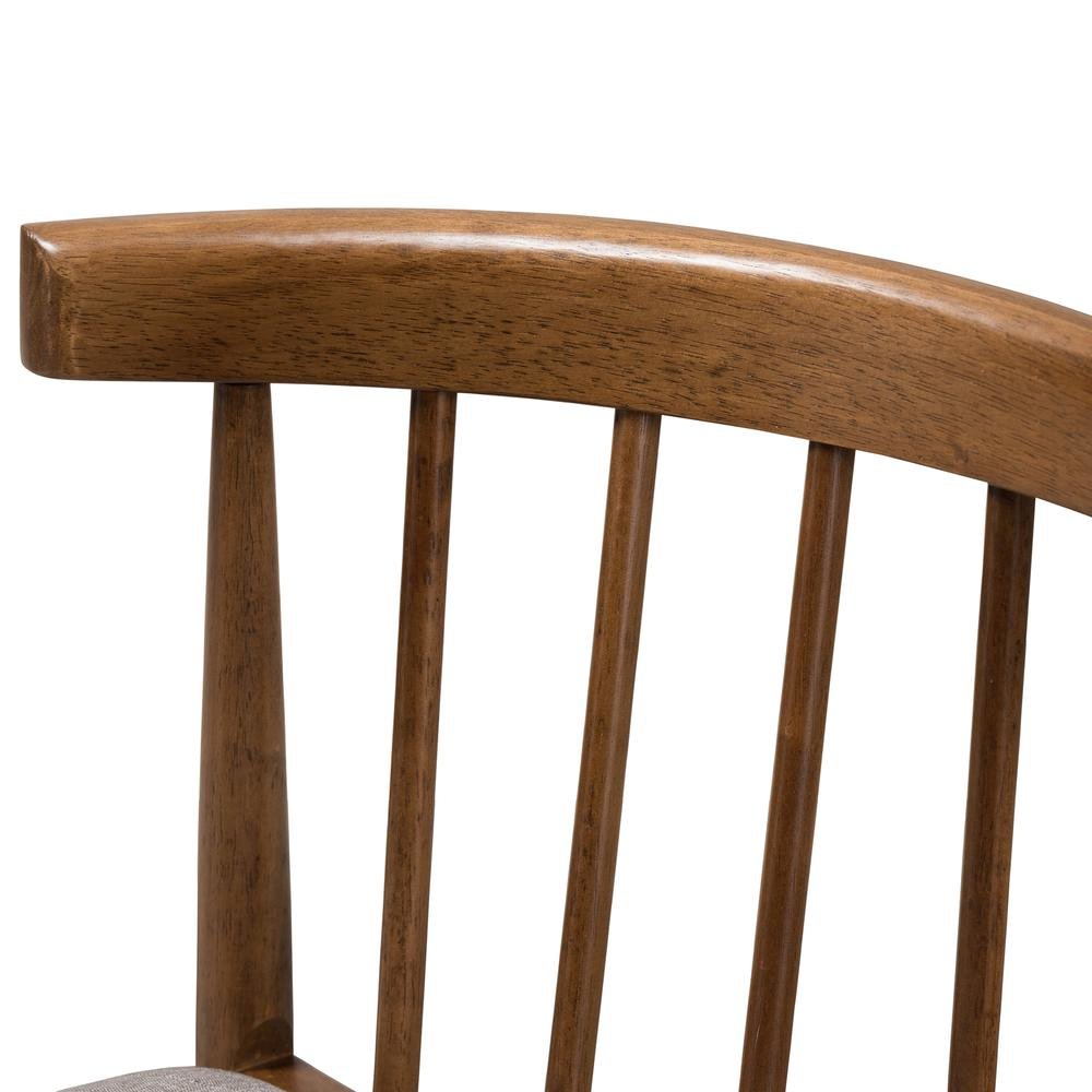 Wyatt Mid-Century Modern Walnut Wood Dining Chair (Set of 2). Picture 11