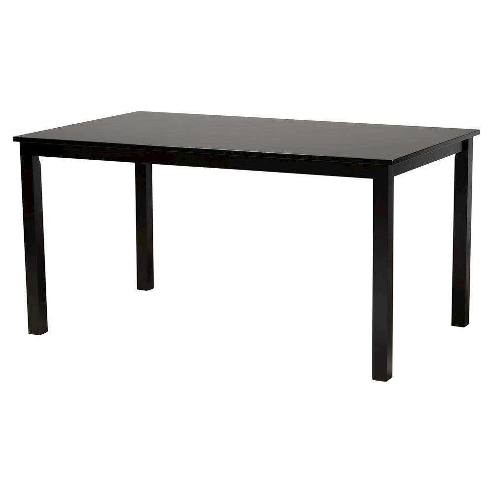 Sylvia Modern Grey Fabric and Dark Brown Finished Wood 7-Piece Dining Set. Picture 13