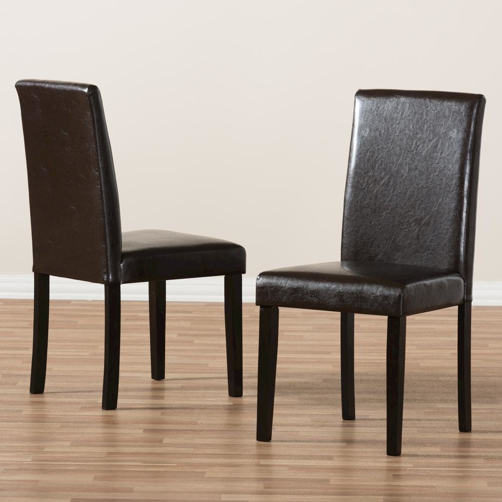 Leather Upholstered Dining Chair (Set of 2). Picture 11