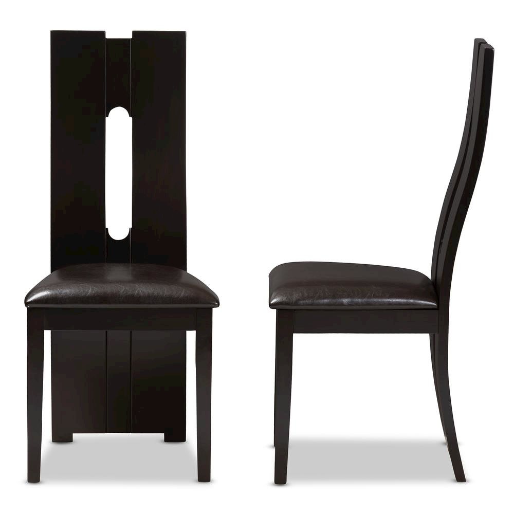 Leather Upholstered Dining Chair (Set of 2). Picture 10