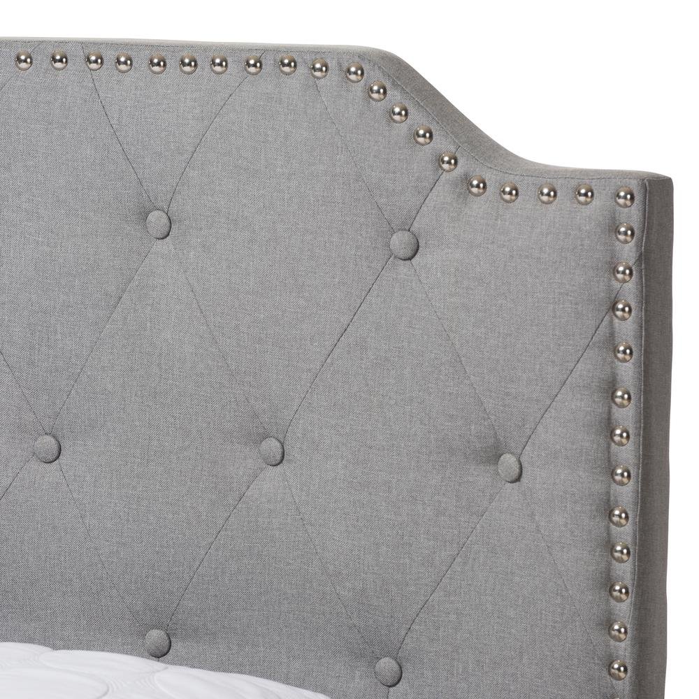 Aubrianne Modern and Contemporary Grey Fabric Upholstered Queen Storage Bed. Picture 19