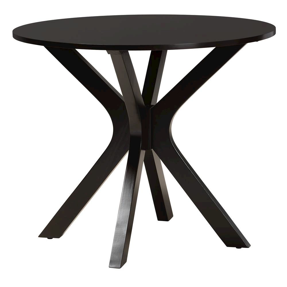 Sanne Modern Beige Fabric and Espresso Brown Finished Wood 5-Piece Dining Set. Picture 13