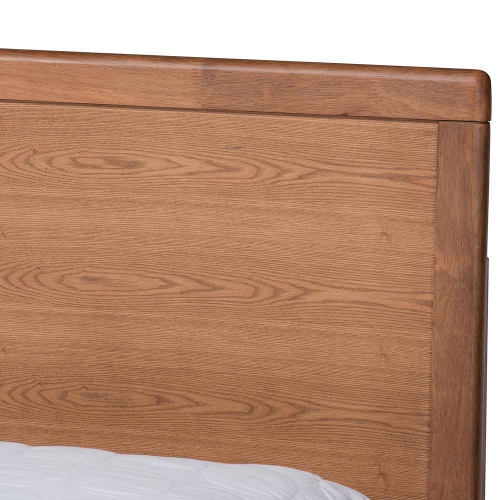 Walnut Brown Finished Wood Full Size 3-Drawer Platform Storage Bed. Picture 18