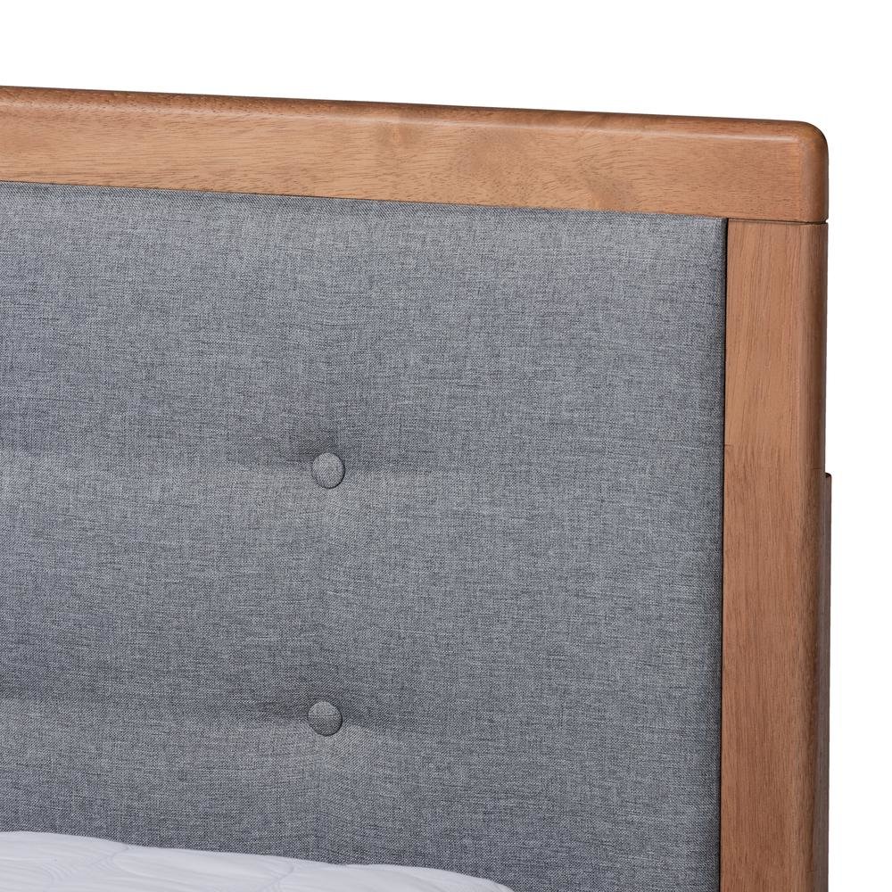 Ash Walnut Brown Finished Wood Full Size 3-Drawer Platform Storage Bed. Picture 18