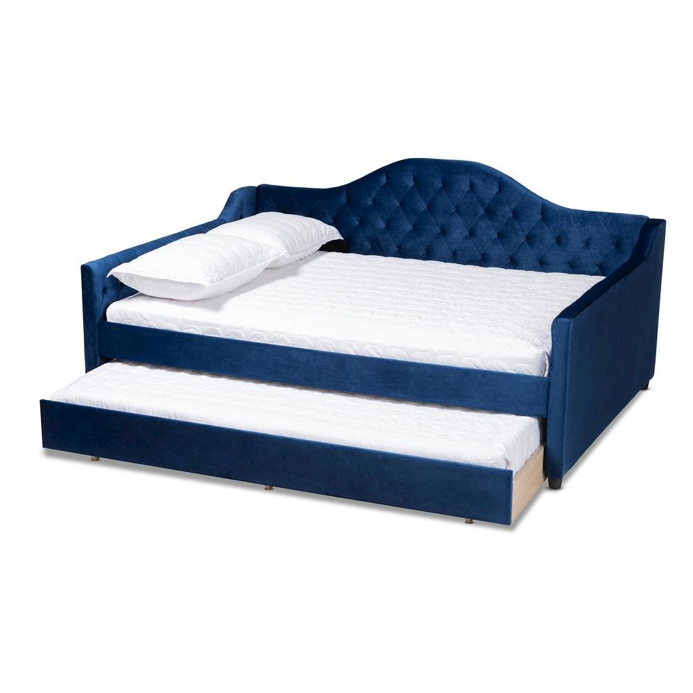 Button Tufted Full Size Daybed with Trundle. Picture 12