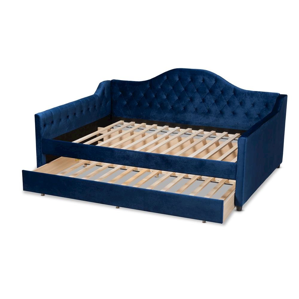 Button Tufted Full Size Daybed with Trundle. Picture 15