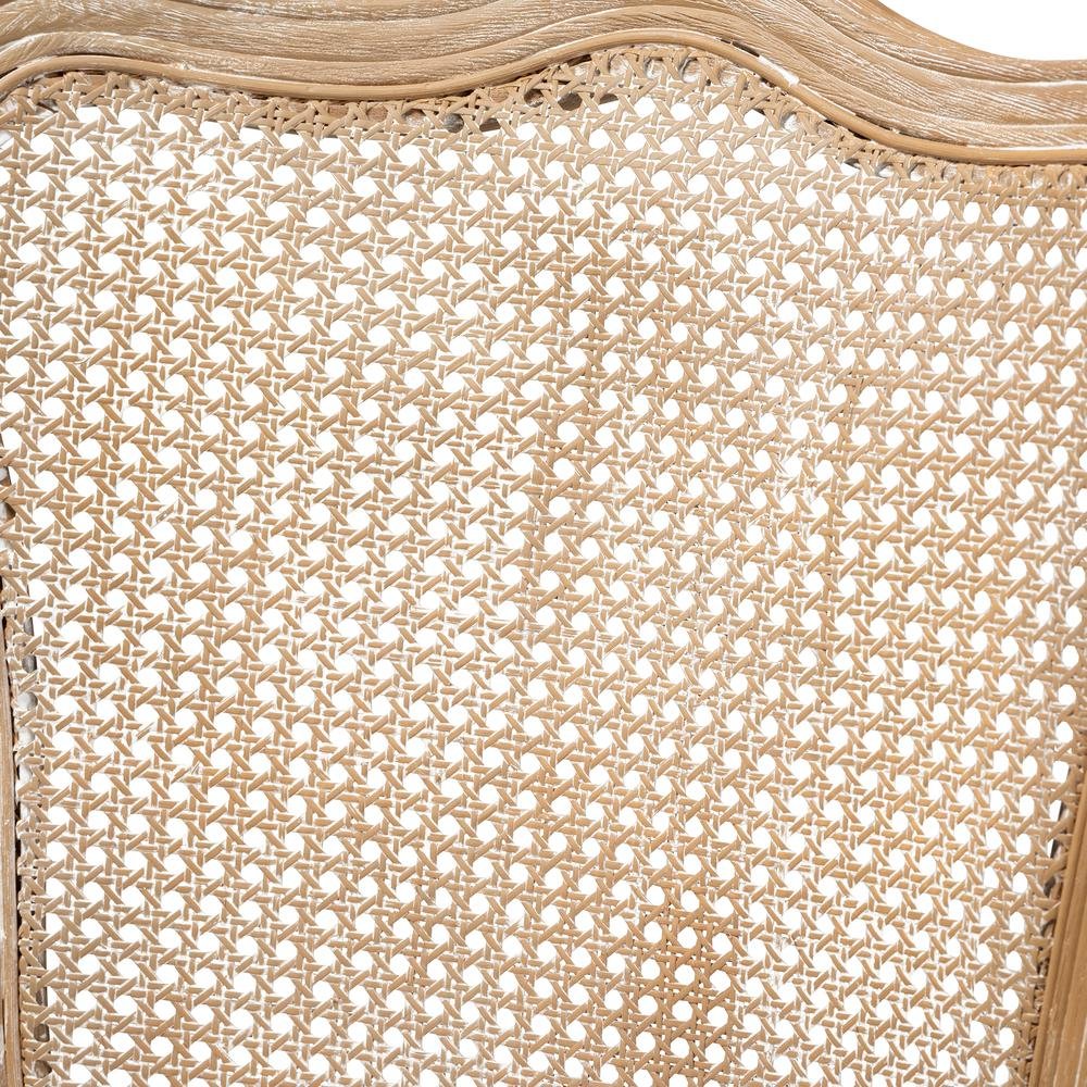 White-Washed Oak Wood Armchair. Picture 14