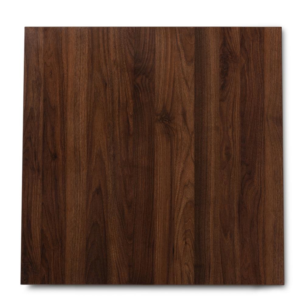 Beige Fabric Upholstered Dark Walnut-Finished 5-Piece Wood Dining Set. Picture 10